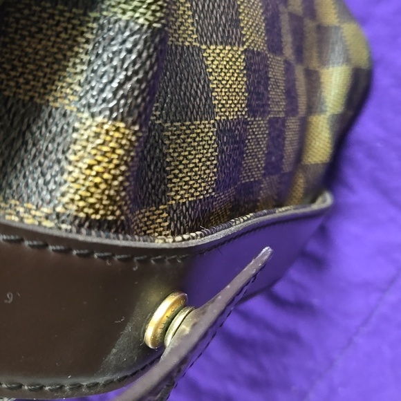 AUTHENTIC LOUIS VUITTON DAMIER EBENE CHELSEA SHOULDER BAG - Picture 13 of 14